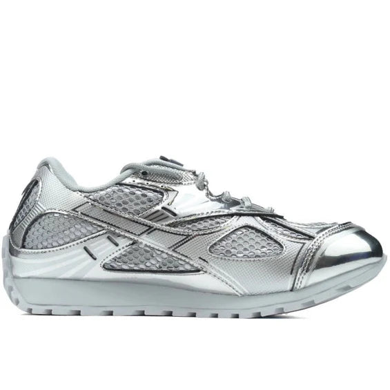 Bottega Veneta Orbit Silver Metallic