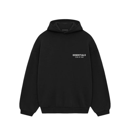 Essentials Hoodie Black White