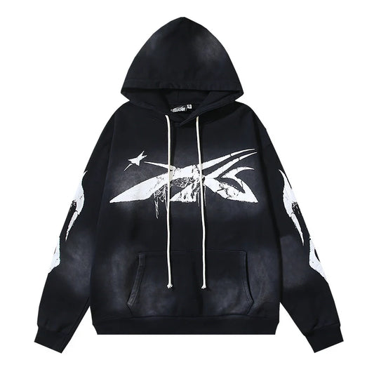 Hellstar Spiderweb Sport Hoodie Black
