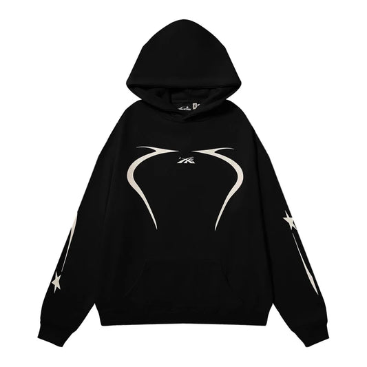 Hellstar Sport Hoodie Black White